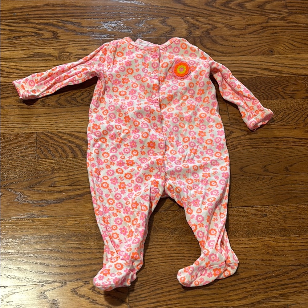 Floral Pink Kids One Piece